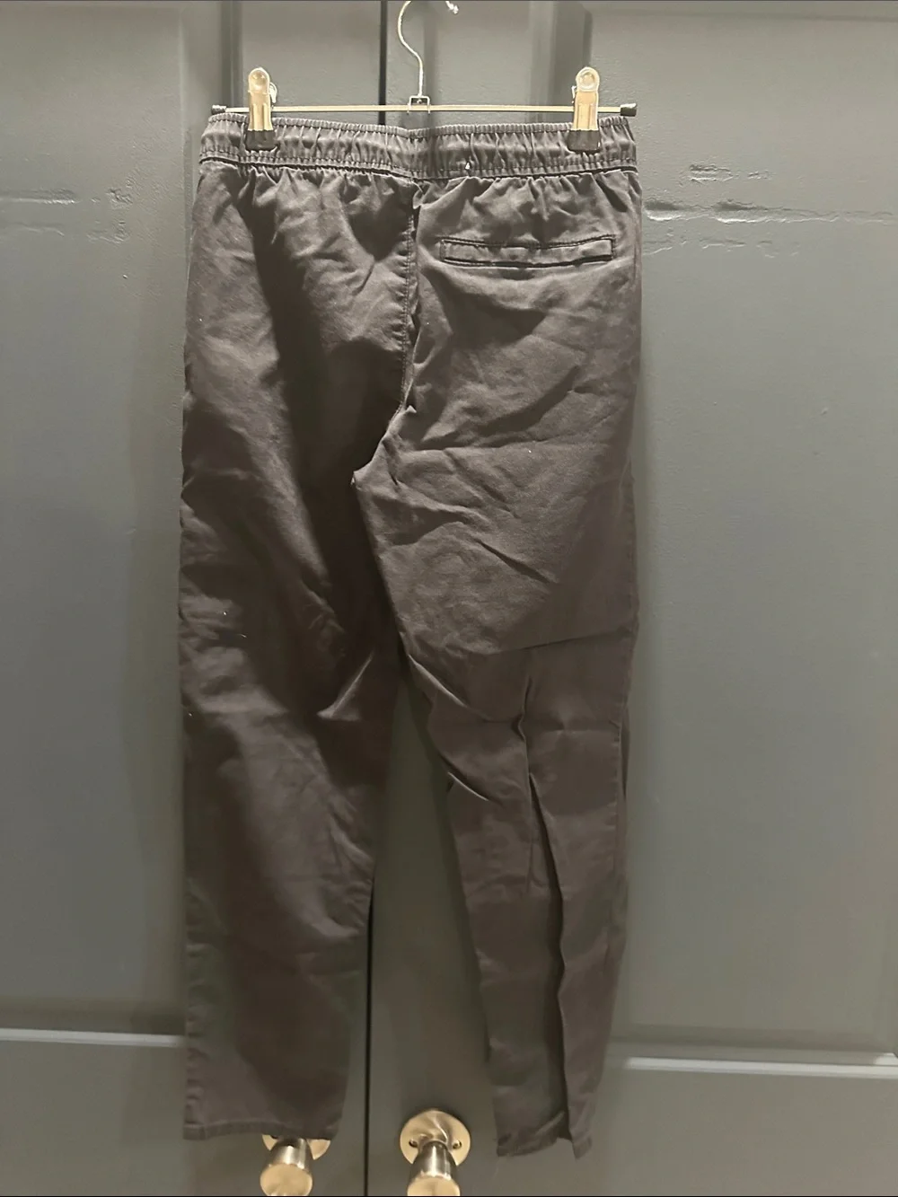 Old Navy Charcoal Elastic-Waist Casual Kids Pants